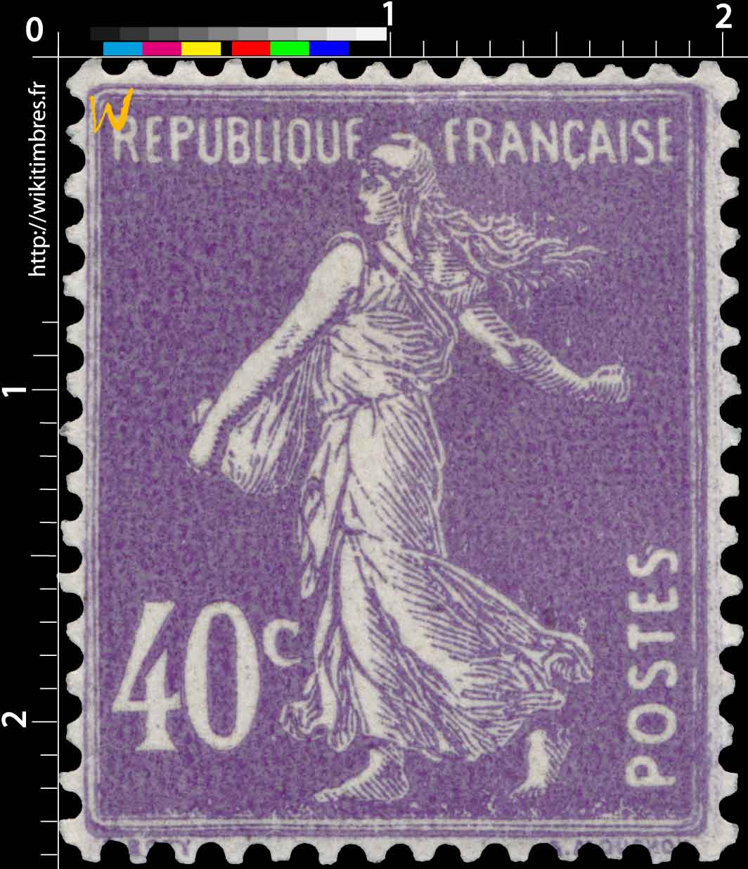 1927 Sans légende particulière - type semeuse camée