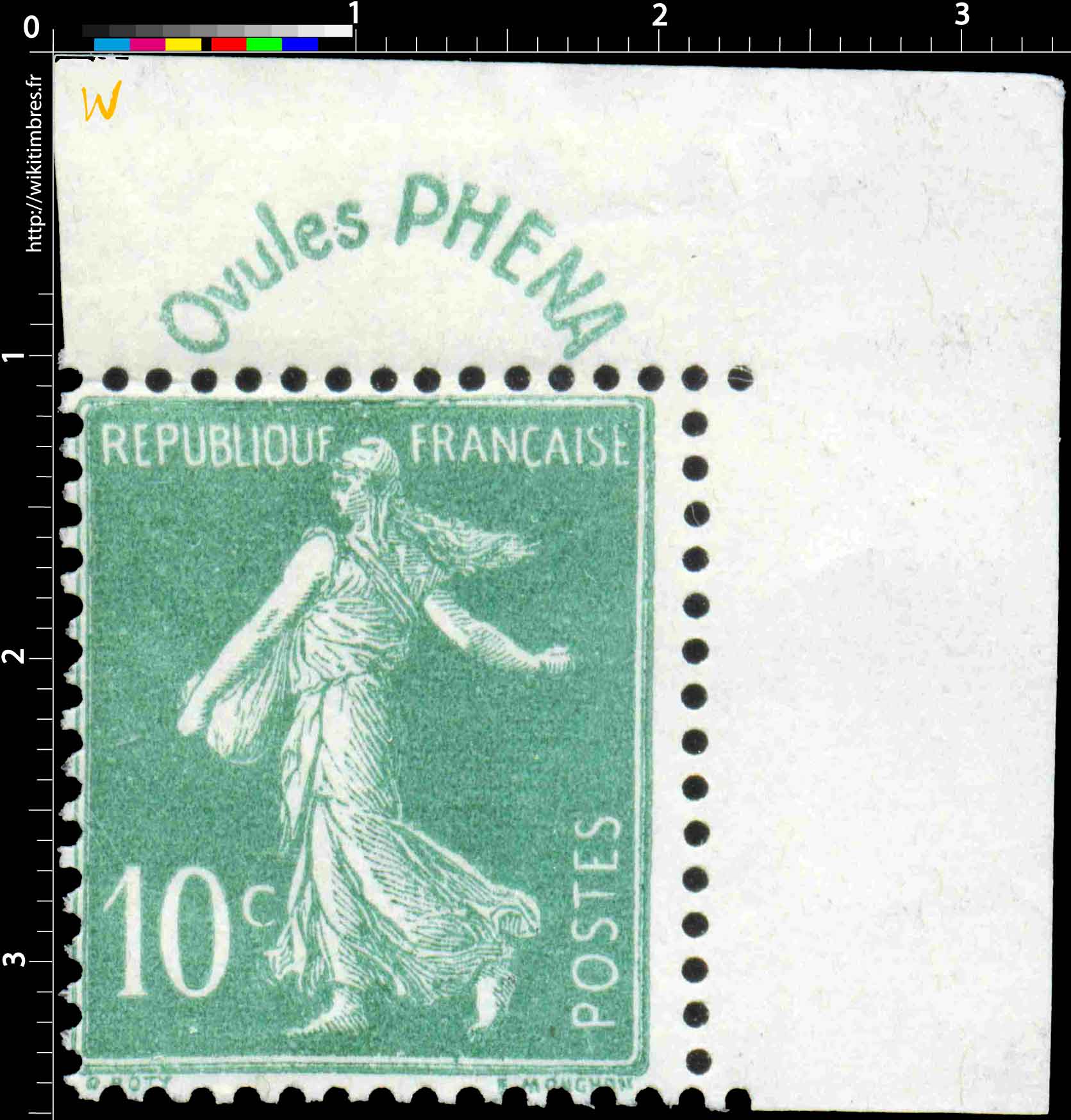 1927 Sans légende particulière - type semeuse camée
