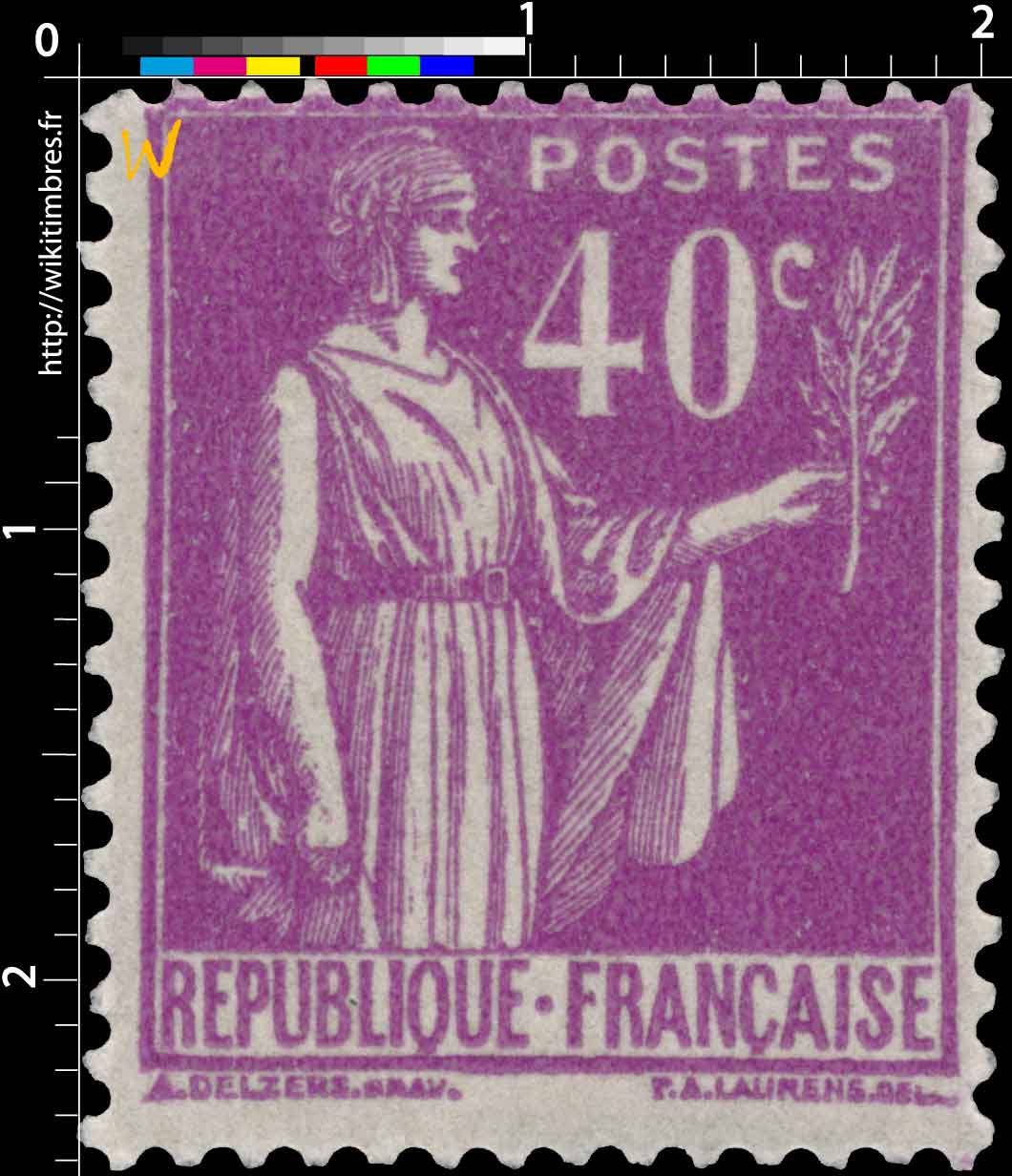 1933 Sans légende particulière - type Paix