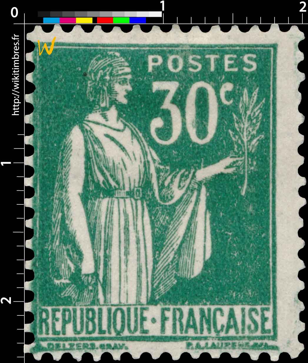 1933 Sans légende particulière - type Paix