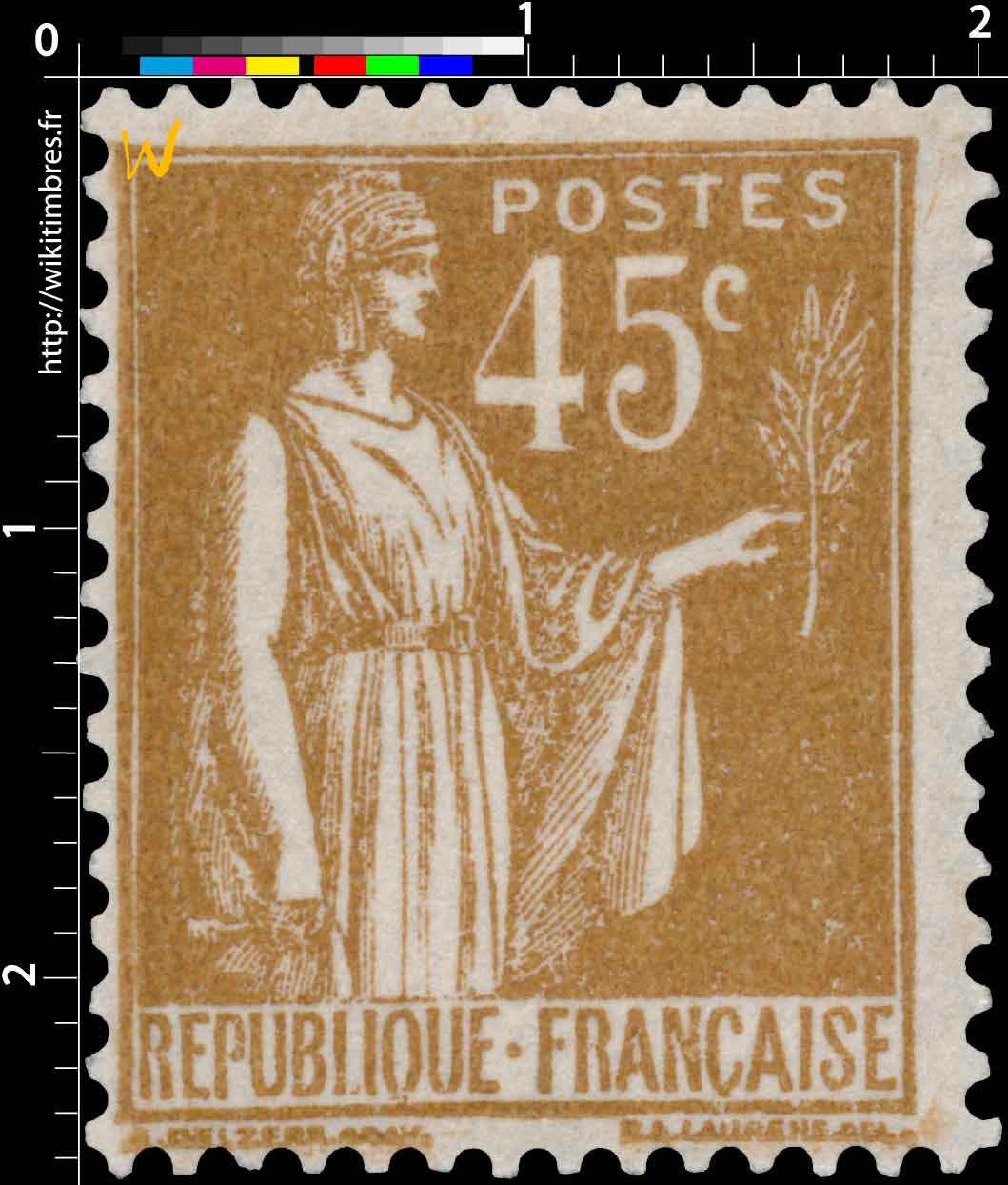 1933 Sans légende particulière - type Paix
