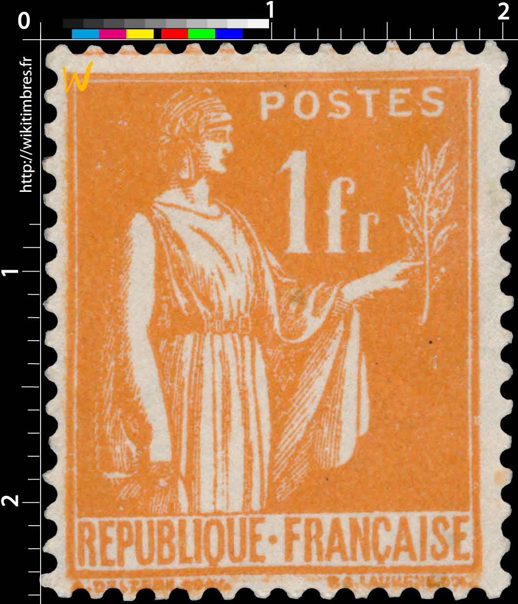 1933 Sans légende particulière - type Paix