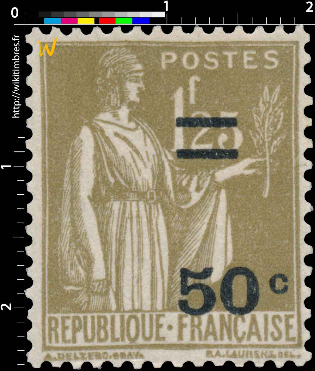 1934 Sans légende particulière - type Paix