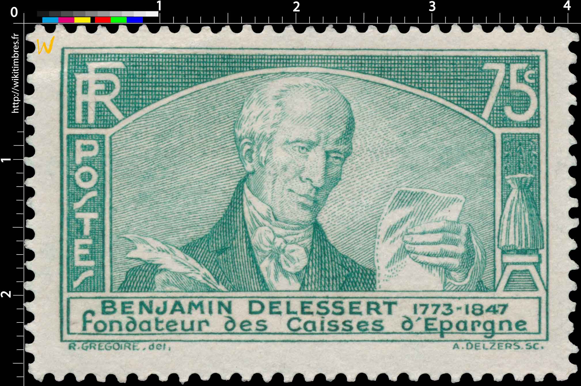 BENJAMIN DELESSERT 1773-1847 fondateur des Caisses d'Épargne