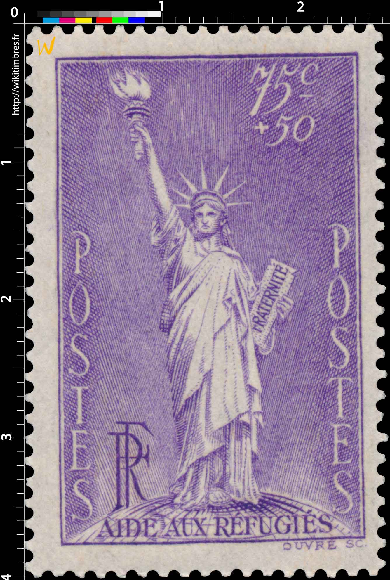 1936 AIDE AUX RÉFUGIÉS FRATERNITÉ