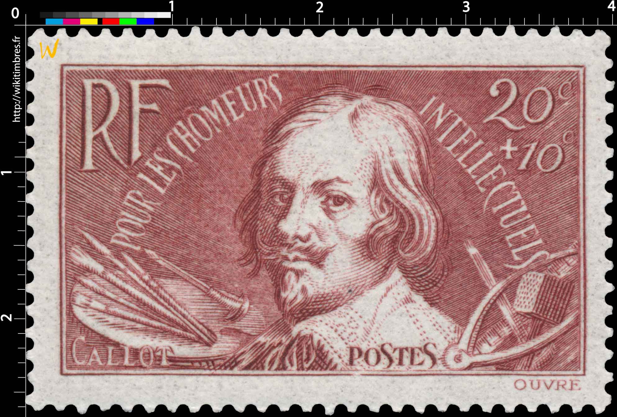 1936 POUR LES CHÔMEURS INTELLECTUELS CALLOT