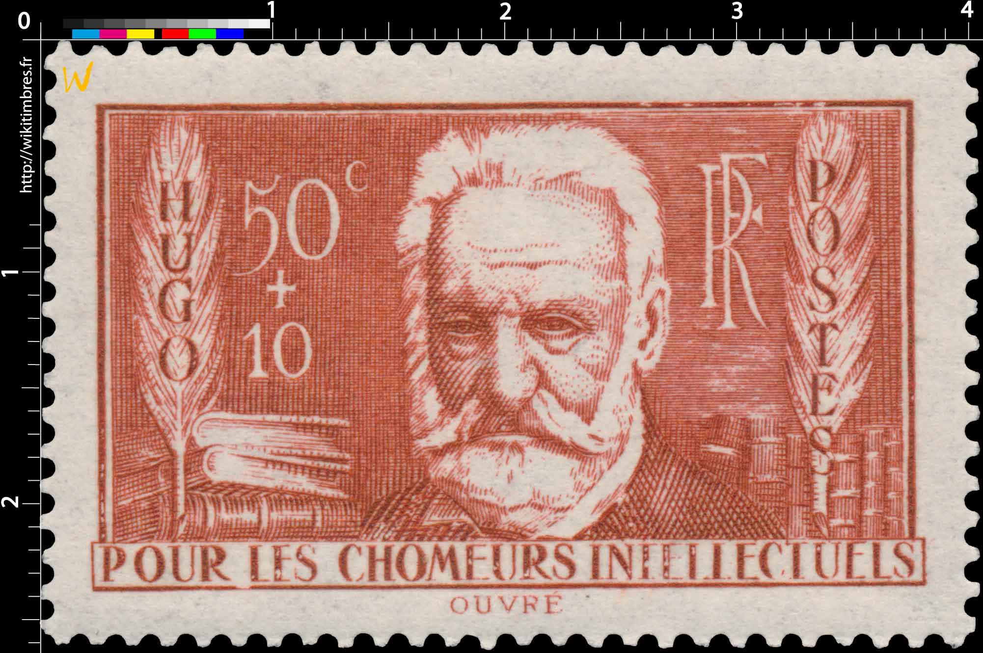 1936 POUR LES CHÔMEURS INTELLECTUELS HUGO