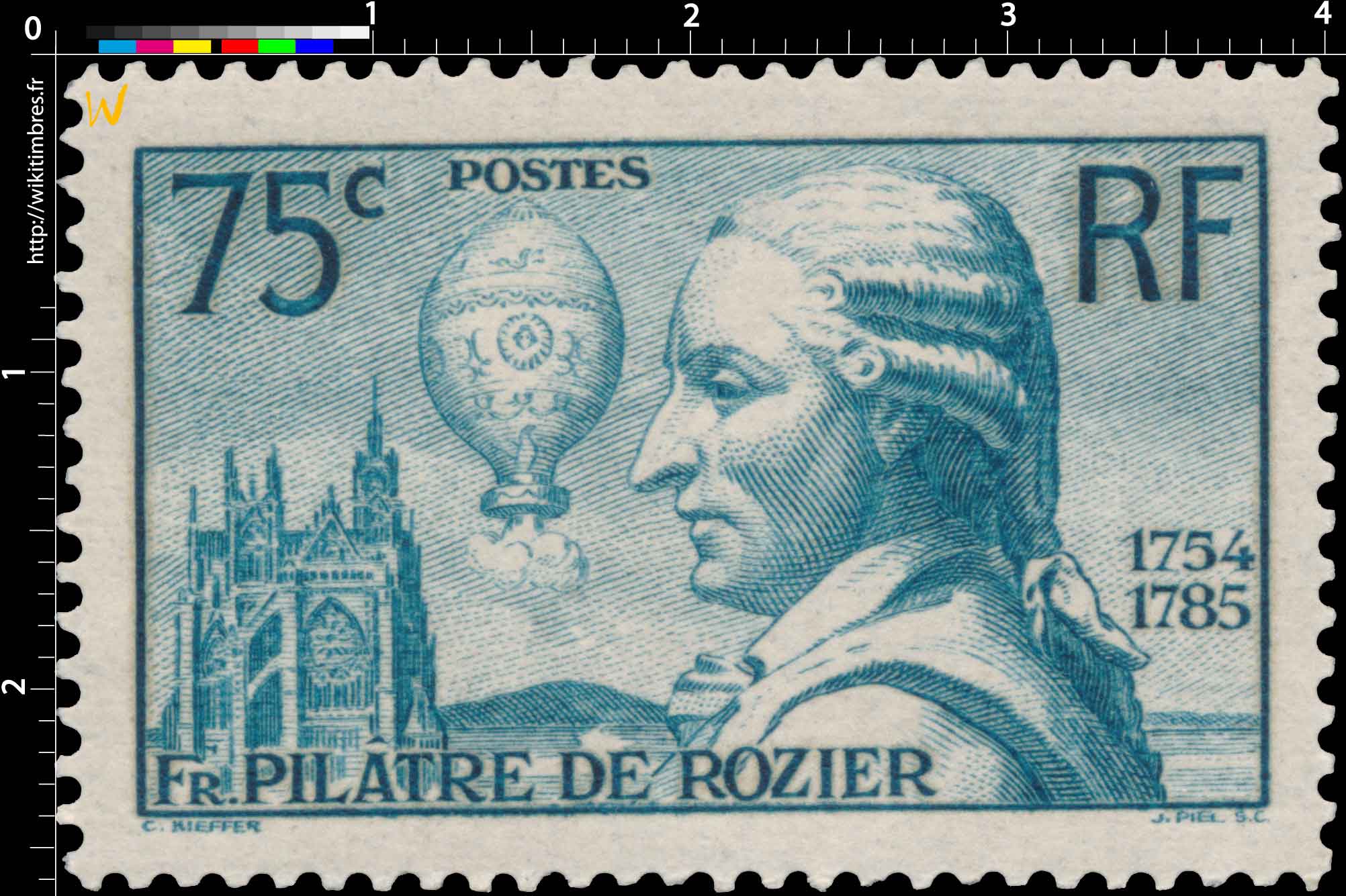 1936 FR. PILÂTRE DE ROZIER 1754-1785