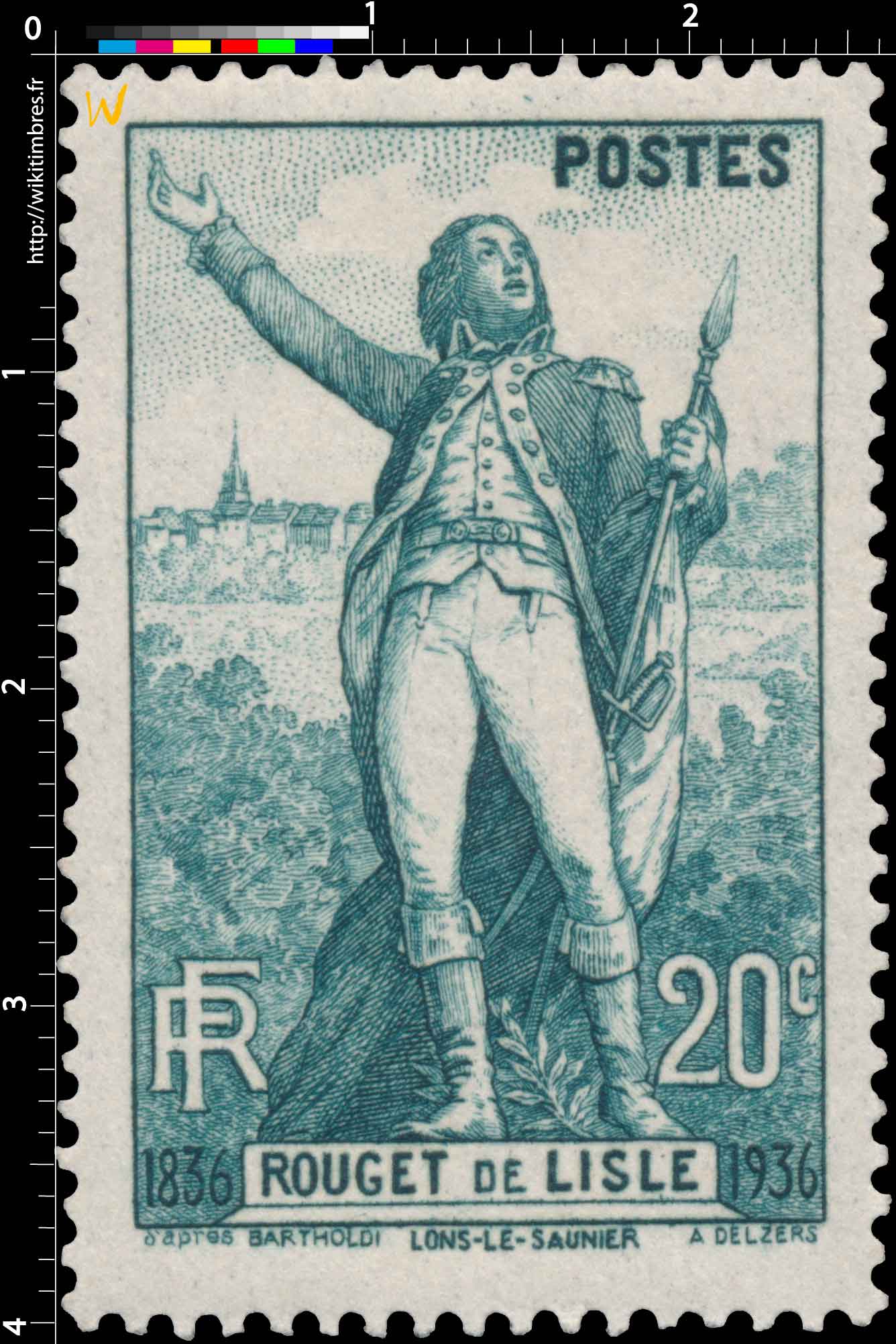 1936 ROUGET DE LISLE LONS-LE-SAUNIER