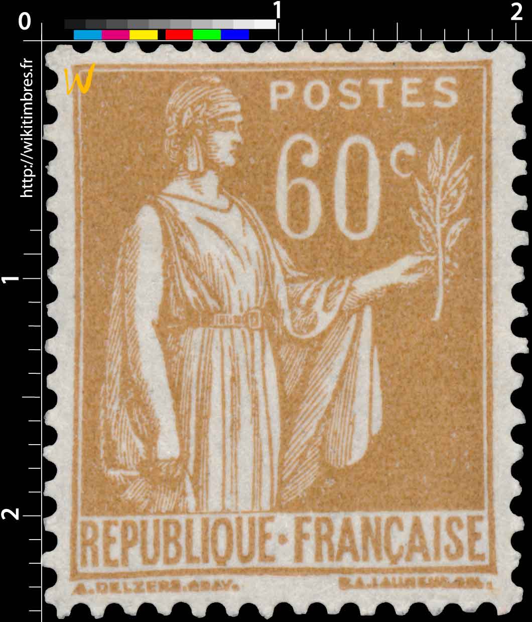 1937 Sans légende particulière - type Paix