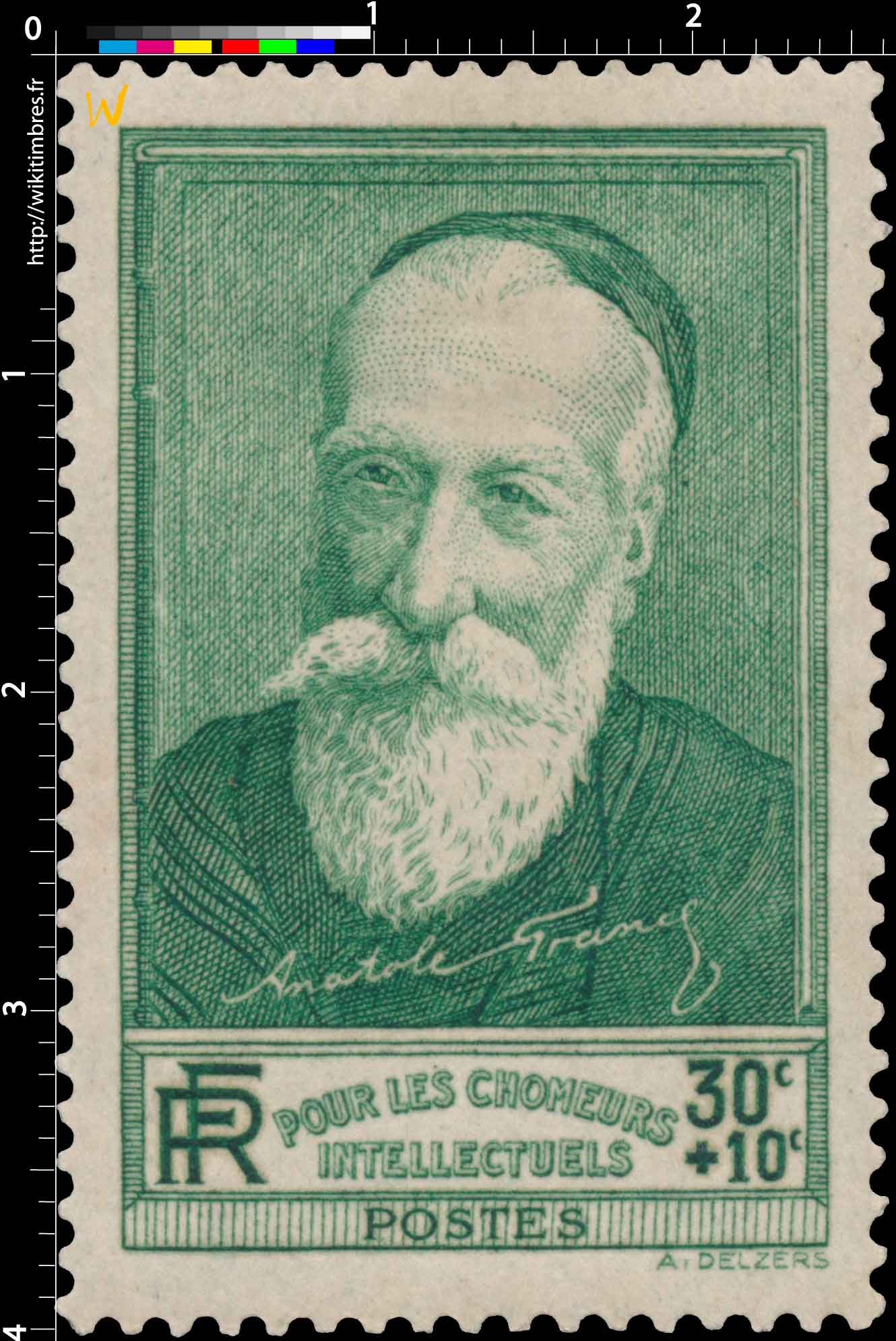 1937 POUR LES CHÔMEURS INTELLECTUELS Anatole France