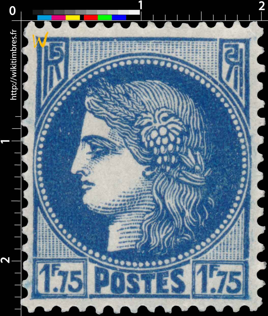 1938 Sans légende particulière - type Cérès de 1938