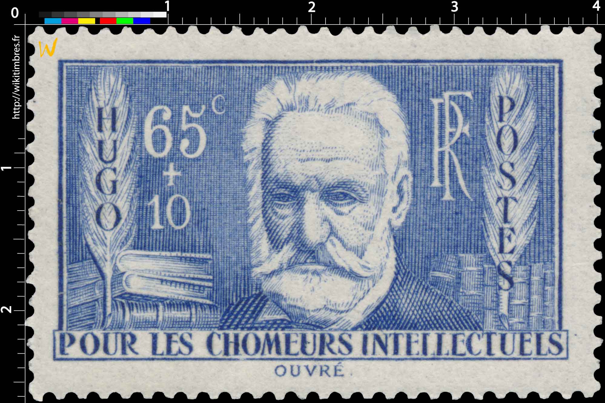 1938 POUR LES CHÔMEURS INTELLECTUELS HUGO
