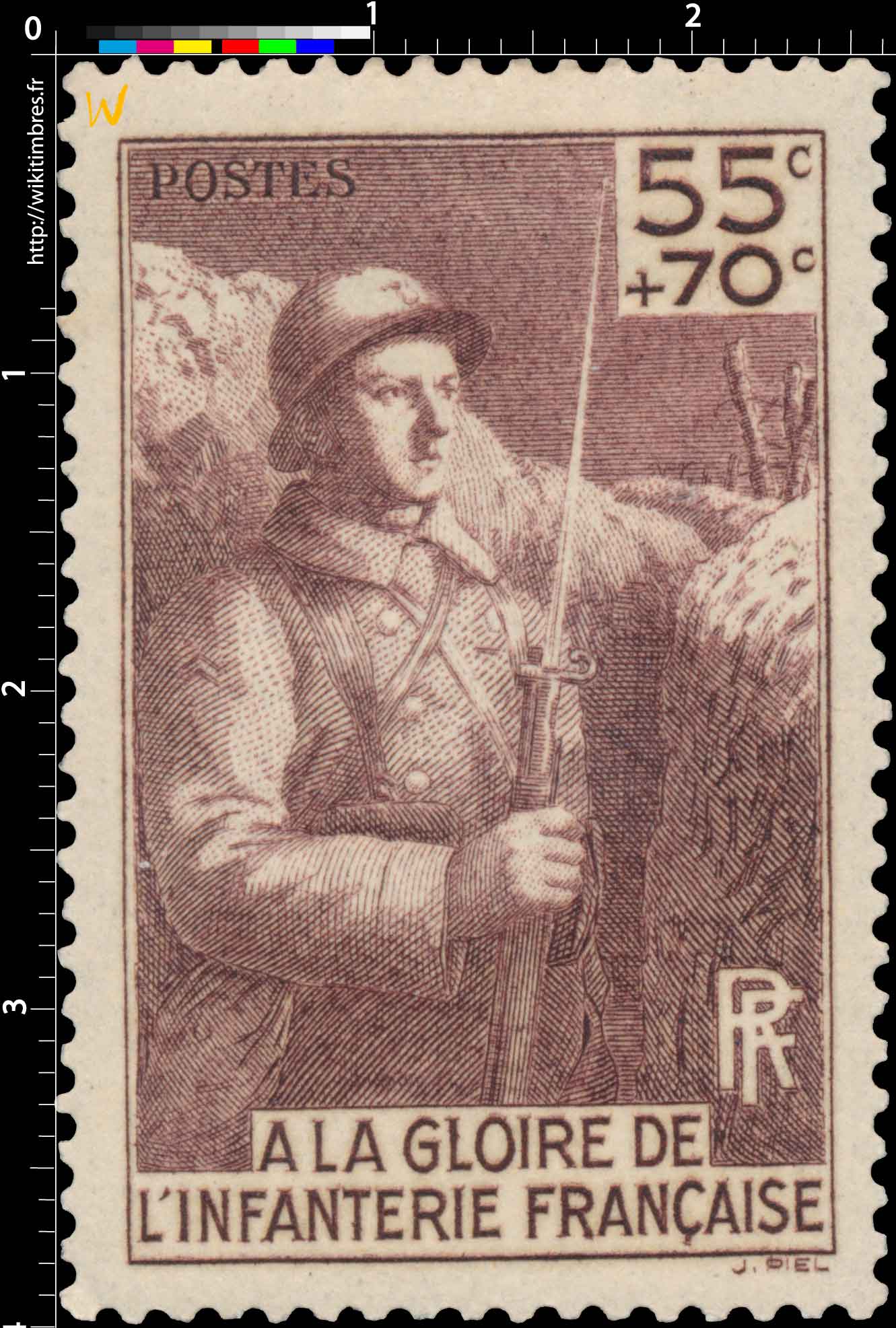 1938 A LA GLOIRE DE L'INFANTERIE FRANÇAISE