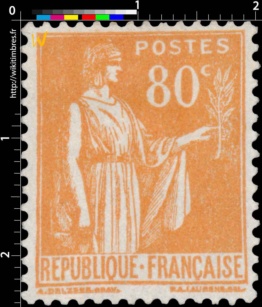 1938 Sans légende particulière - type Paix