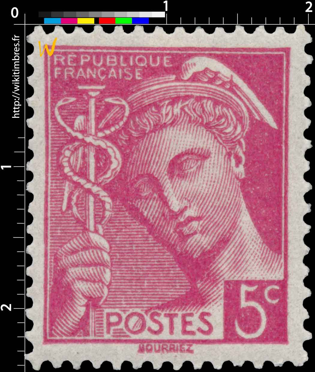 1938 Sans légende particulière - type mercure