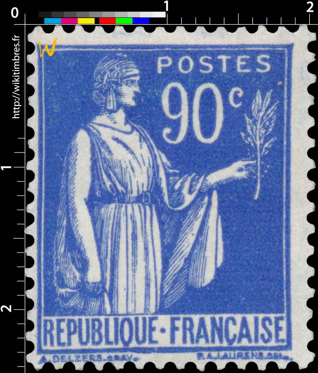 1938 Sans légende particulière - type Paix