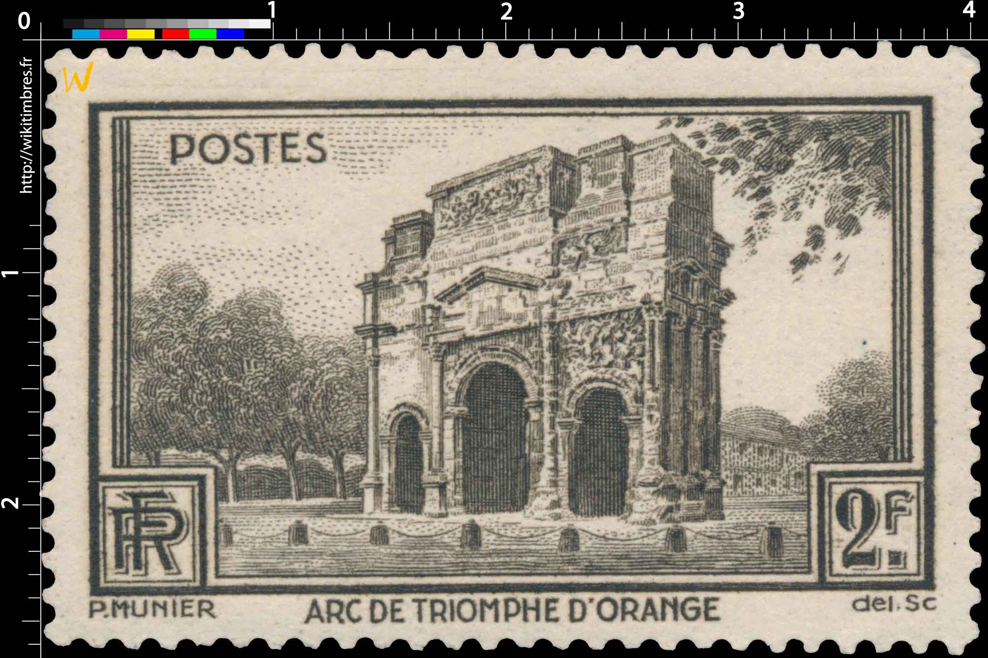 1938 ARC DE TRIOMPHE D'ORANGE