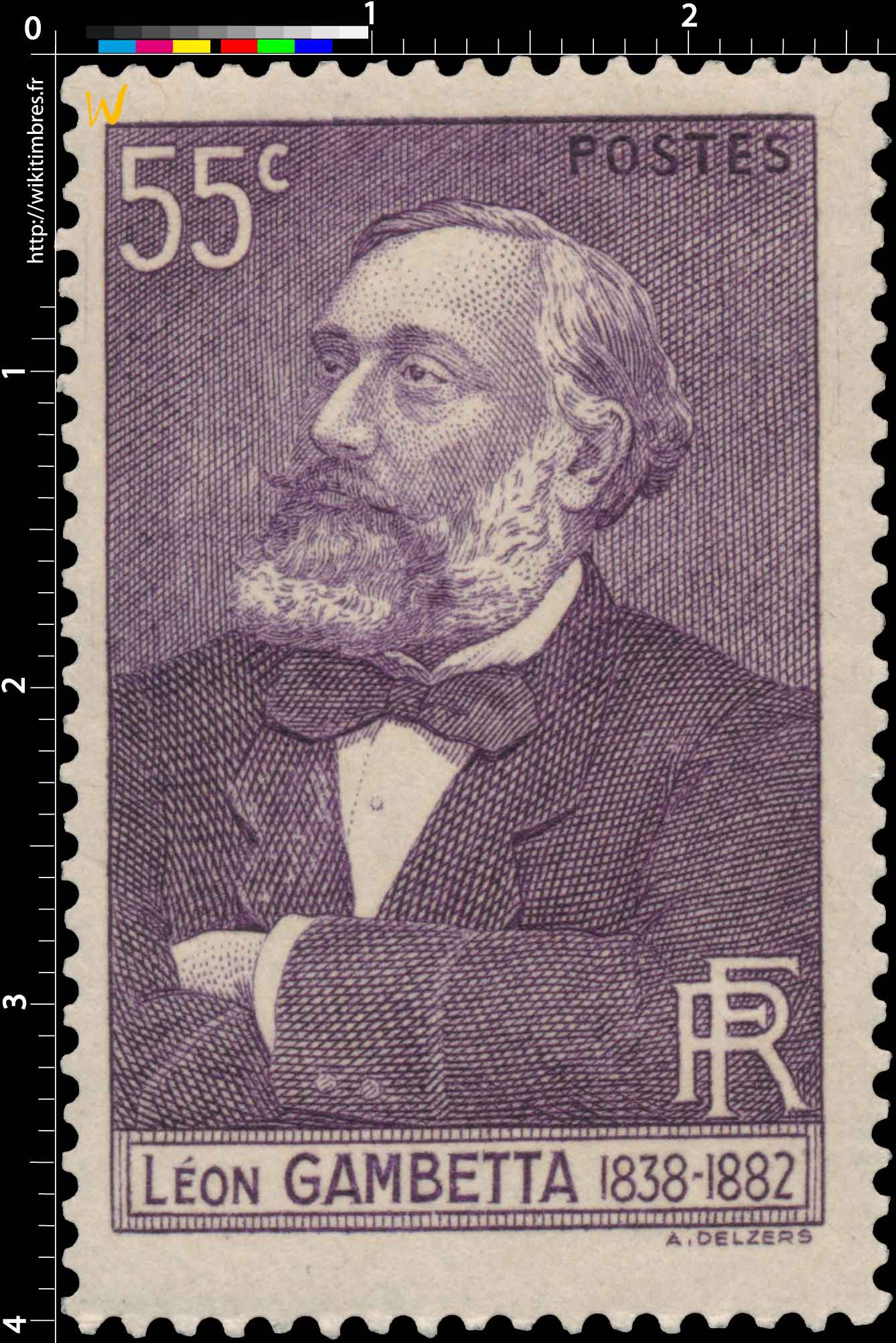 1938 LÉON GAMBETTA 1838-1882