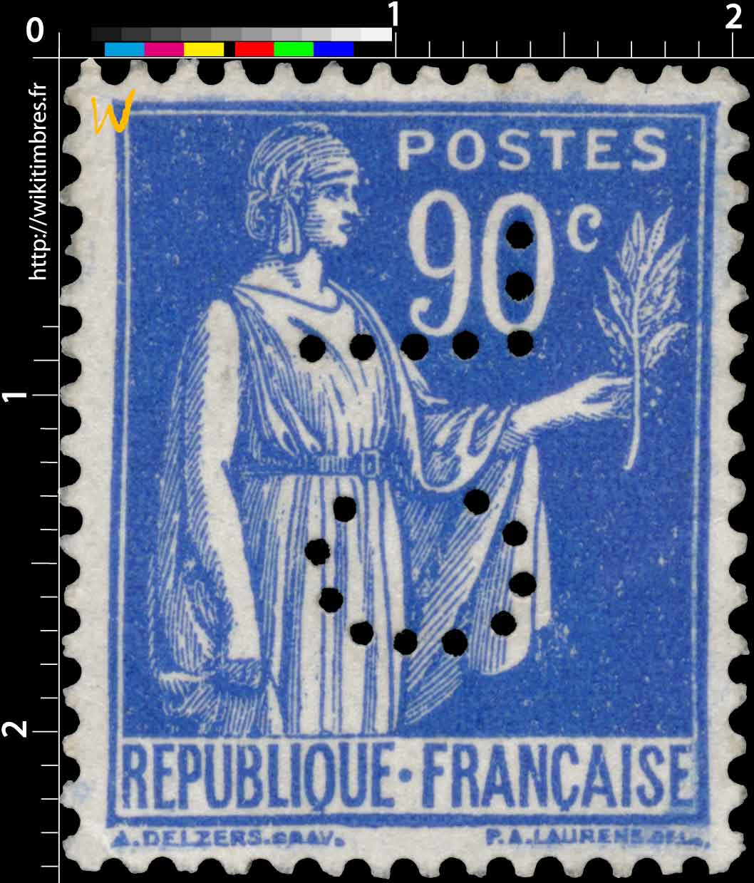 1938 Sans légende particulière - type Paix