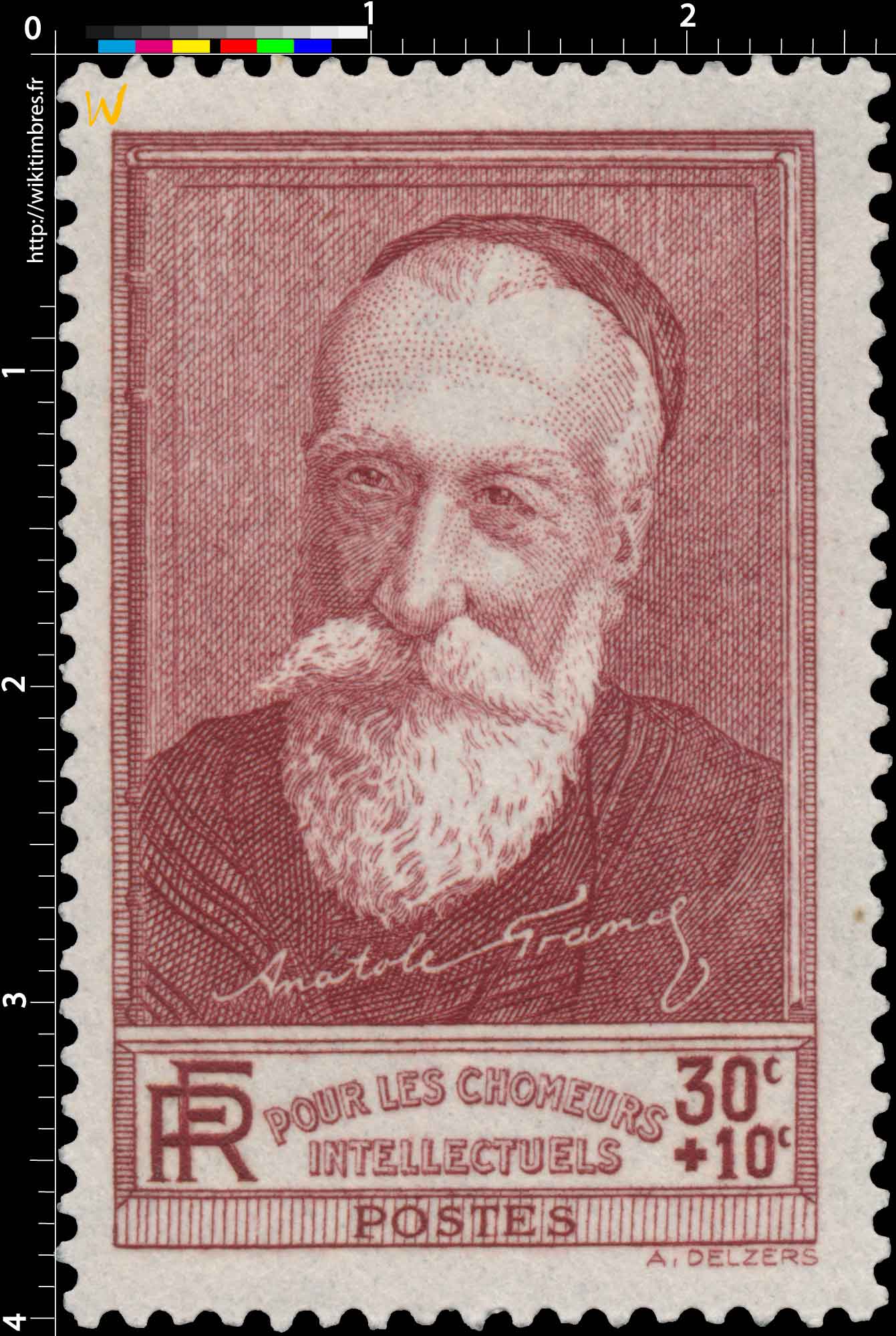 1938 POUR LES CHÔMEURS INTELLECTUELS Anatole France