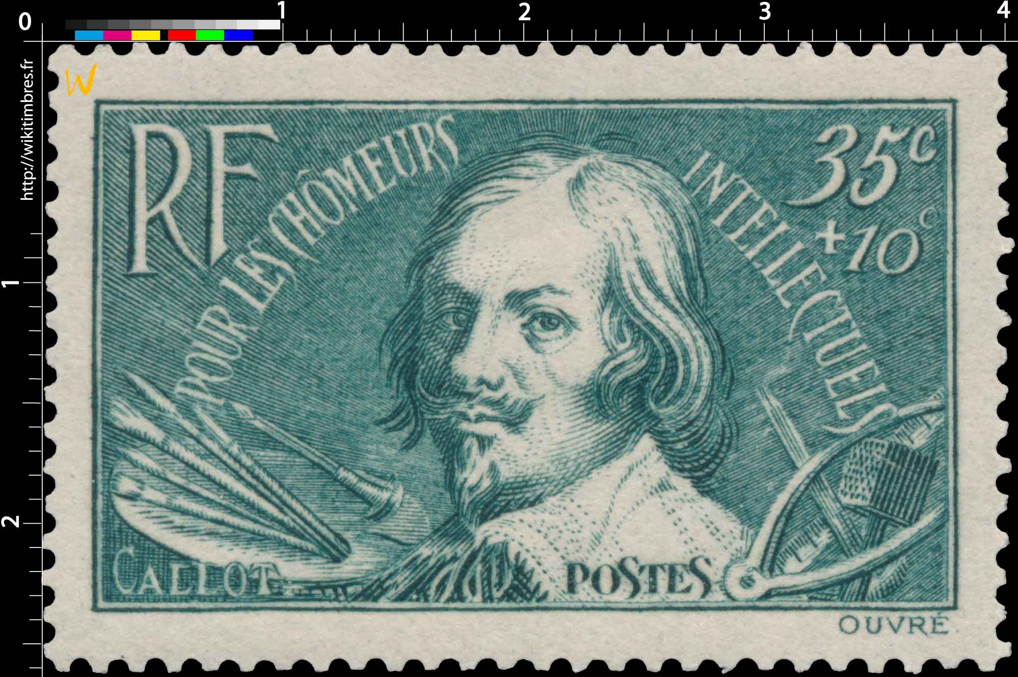 1938 POUR LES CHÔMEURS INTELLECTUELS CALLOT