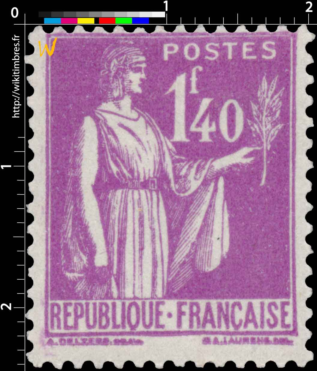 1939 Sans légende particulière - type Paix