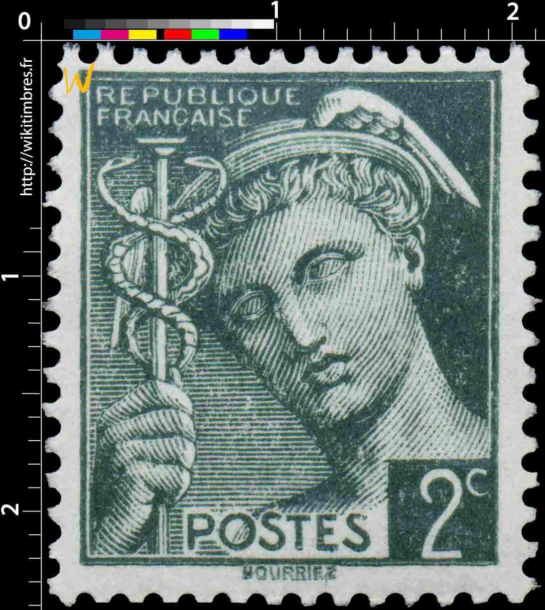 1939 Sans légende particulière - type mercure