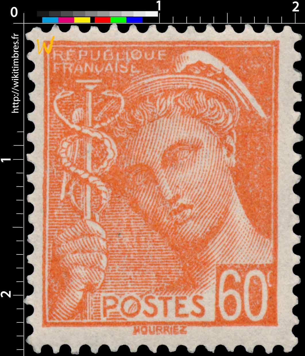 1939 Sans légende particulière - type mercure