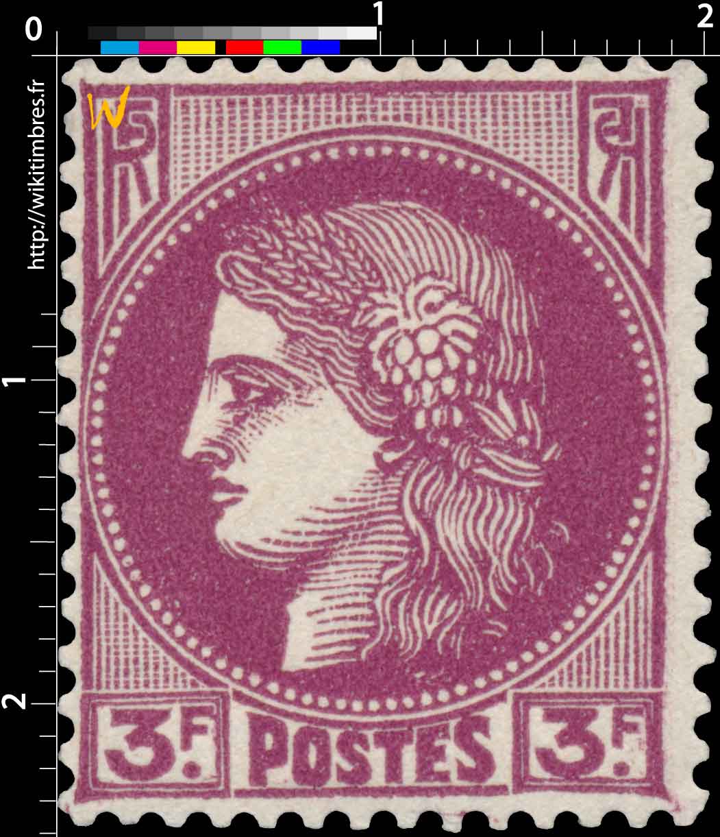 1939 Sans légende particulière - type Cérès de 1938