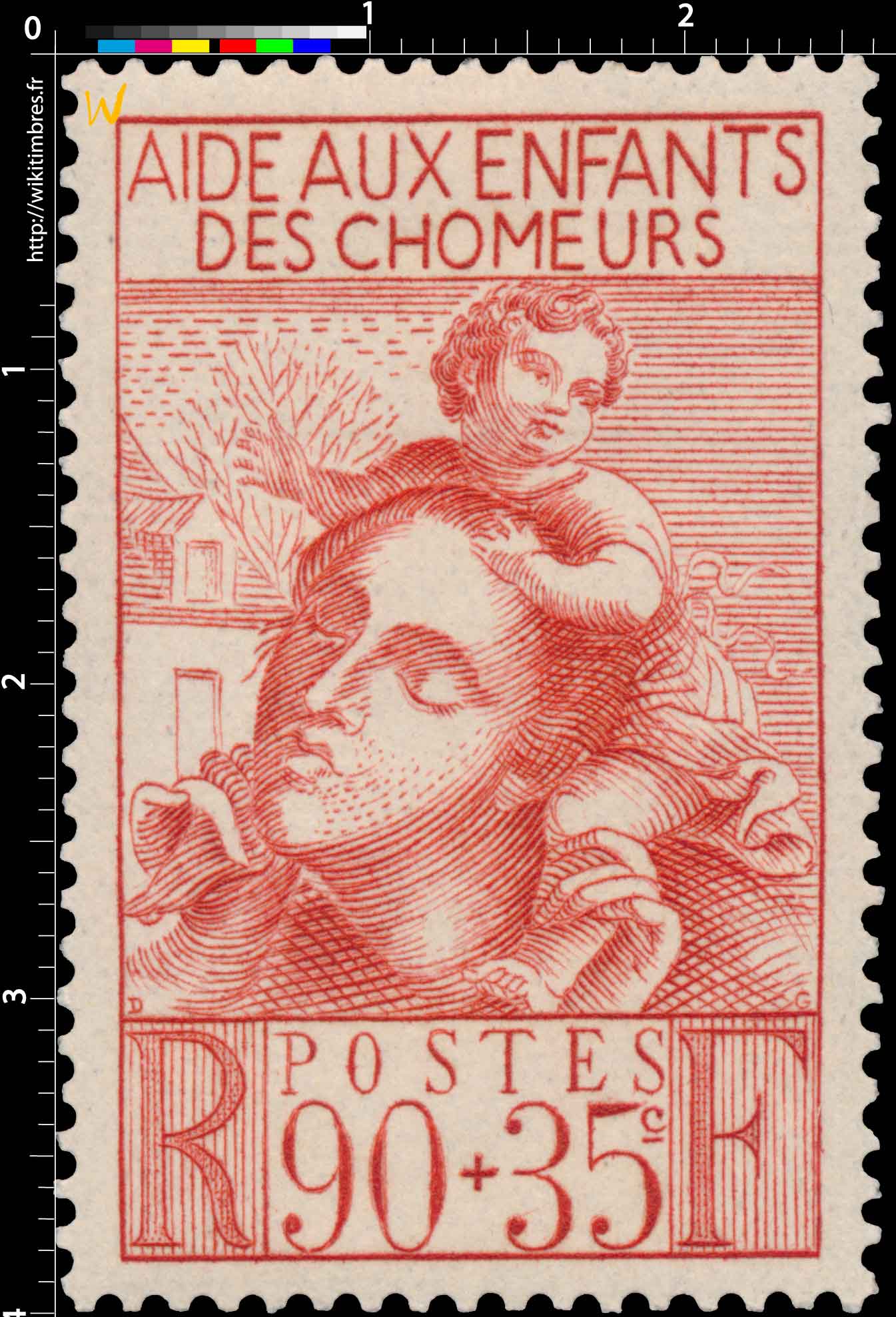 1939 AIDE AUX ENFANTS DES CHÔMEURS