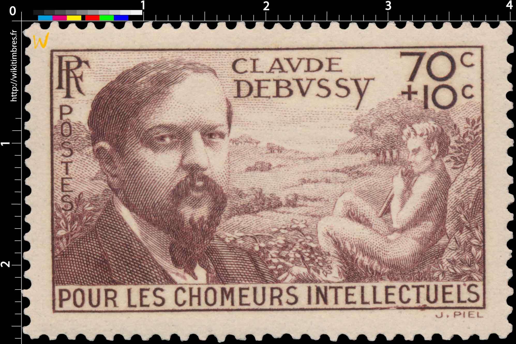 1939 POUR LES CHÔMEURS INTELLECTUELS CLAUDE DEBUSSY