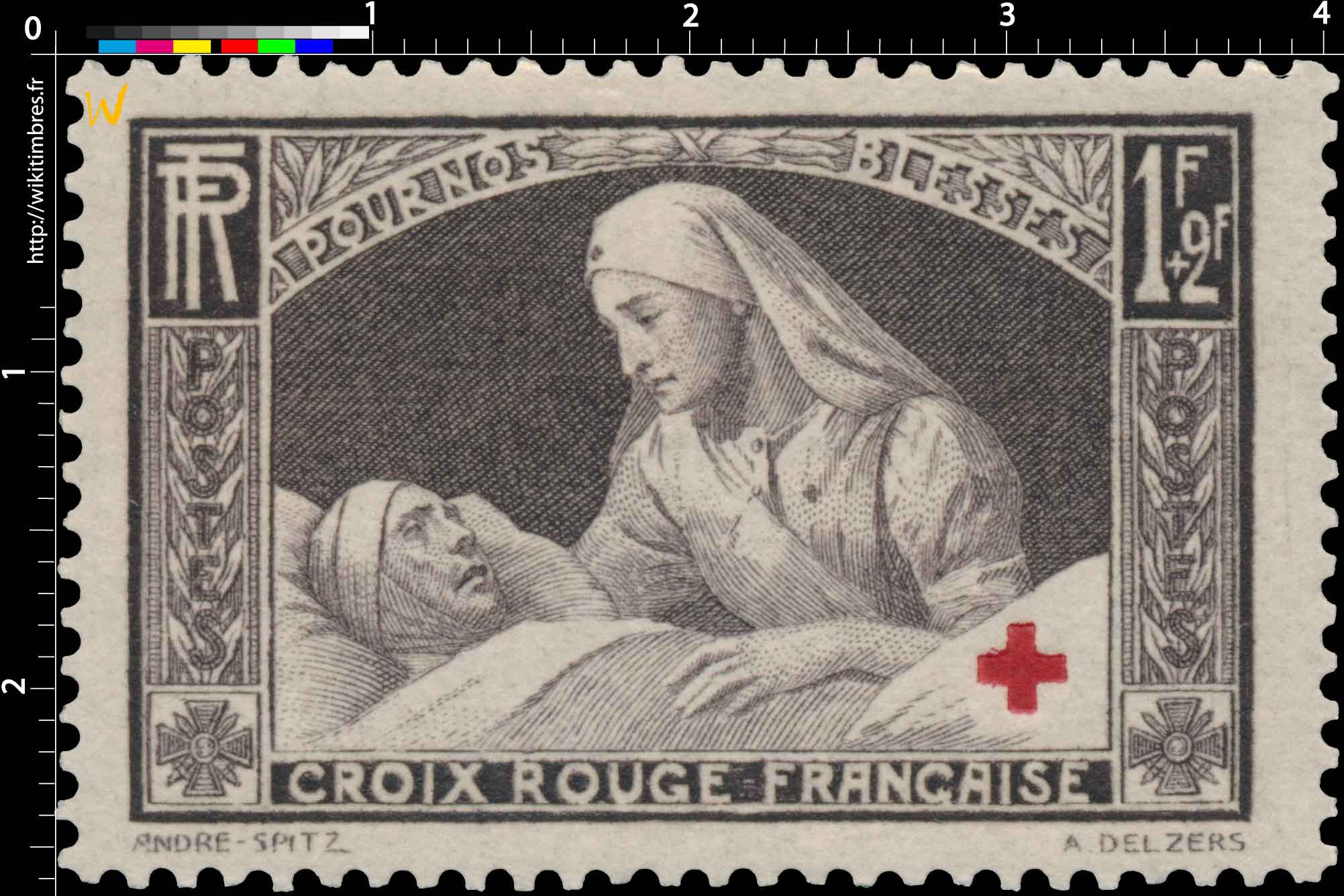 1940 POUR NOS BLESSÉS CROIX-ROUGE FRANÇAISE