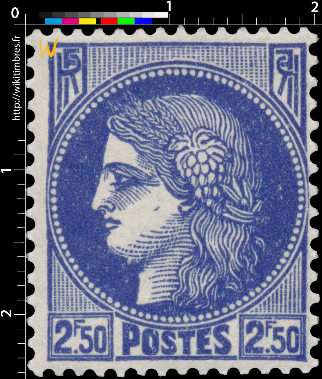 1940 Sans légende particulière - type Cérès de 1938