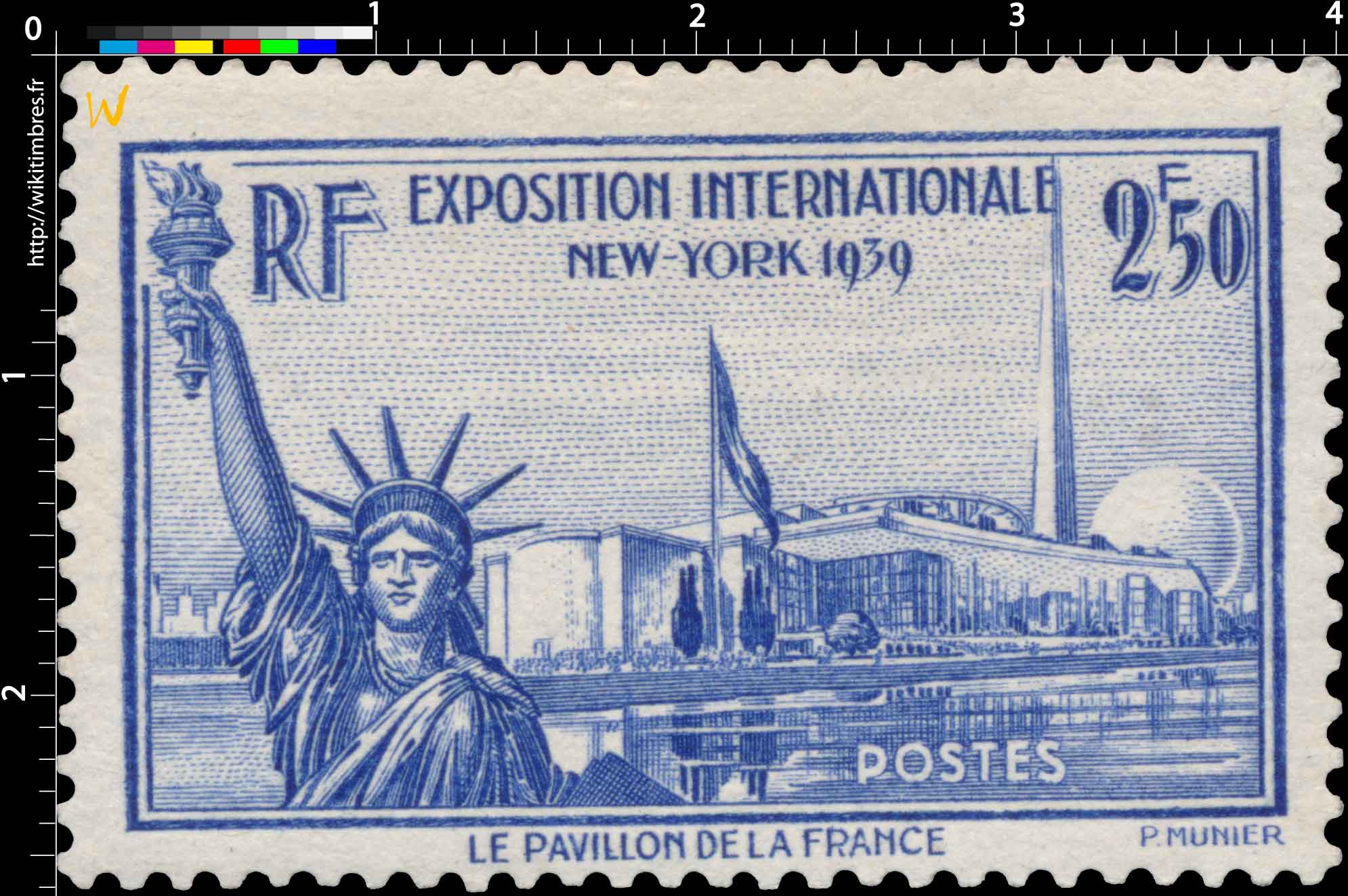 1940 EXPOSITION INTERNATIONALE NEW-YORK 1939 LE PAVILLON DE LA FRANCE
