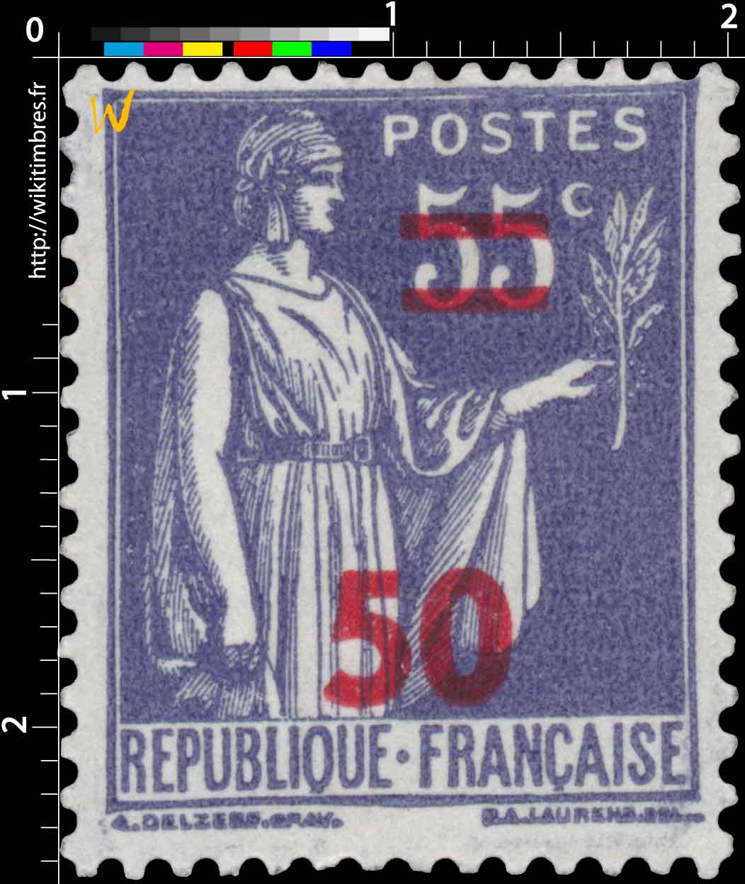 1941 Sans légende particulière - type Paix