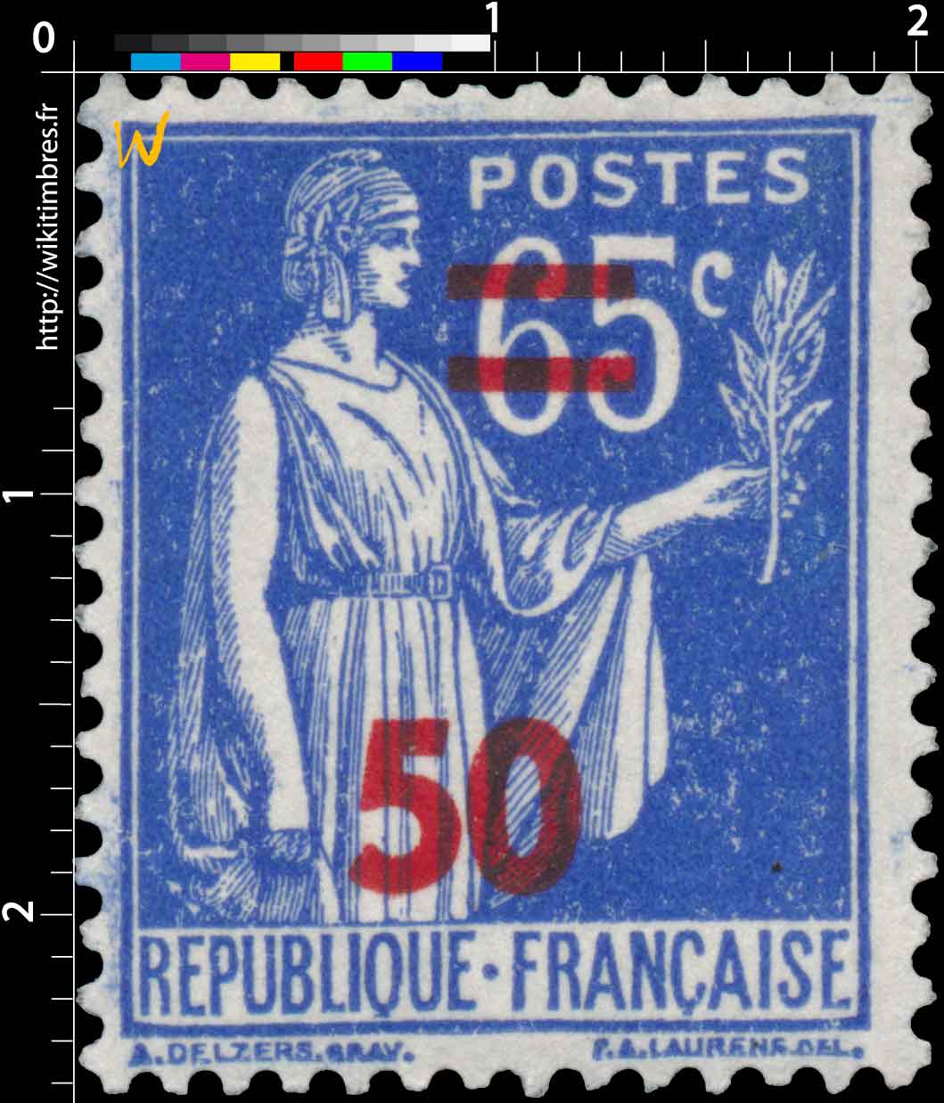 1941 Sans légende particulière - type Paix