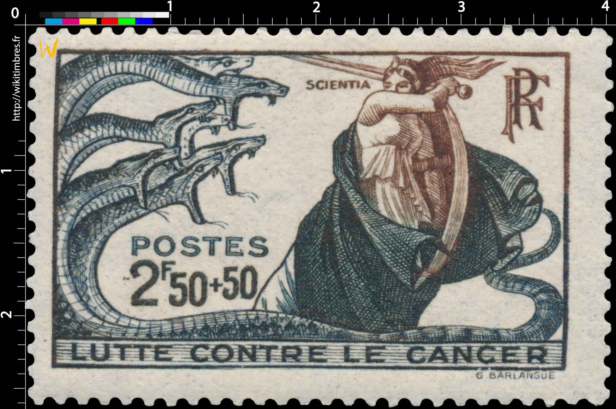 1941 SCIENTIA LUTTE CONTRE LE CANCER