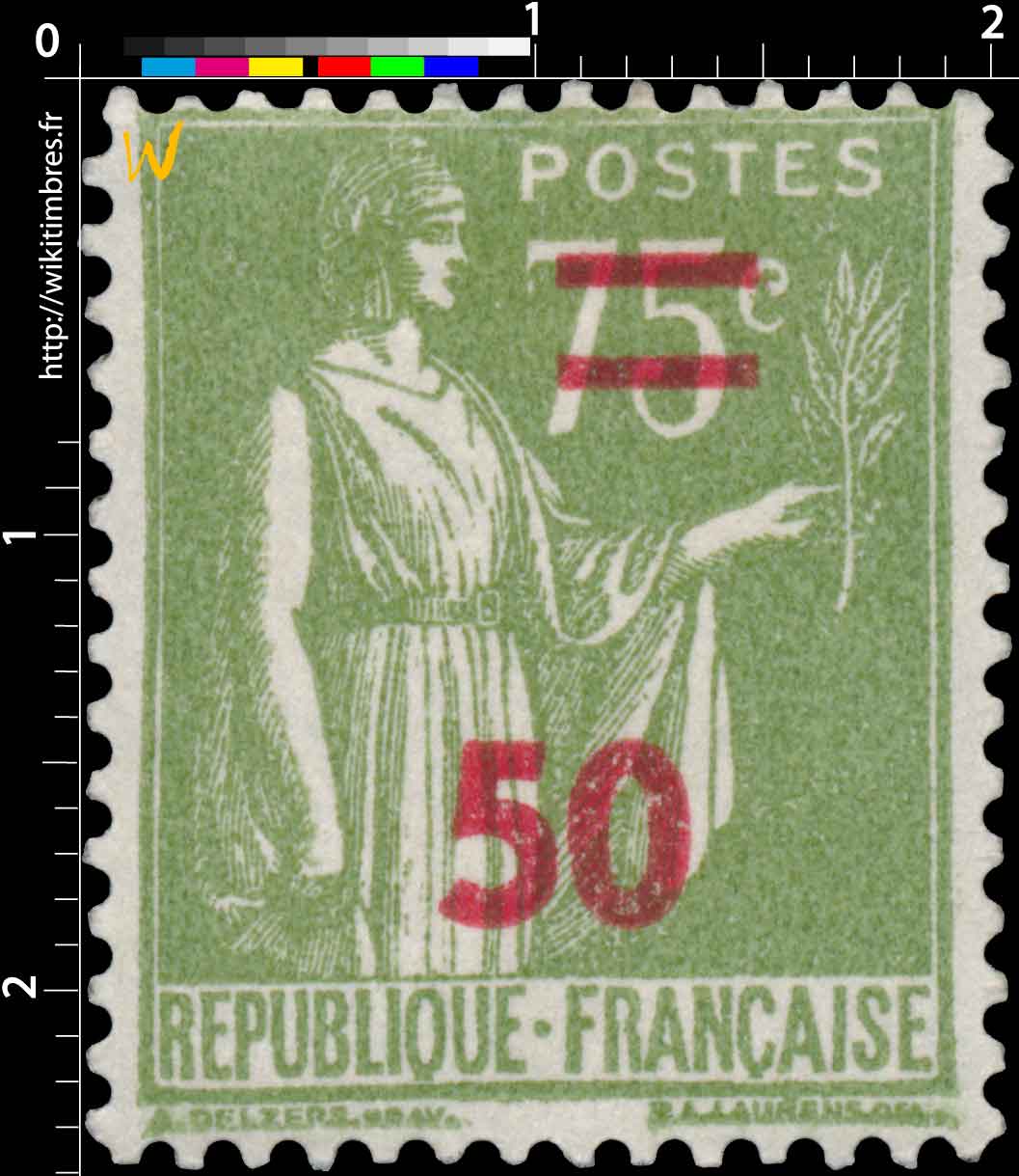 1941 Sans légende particulière - type Paix