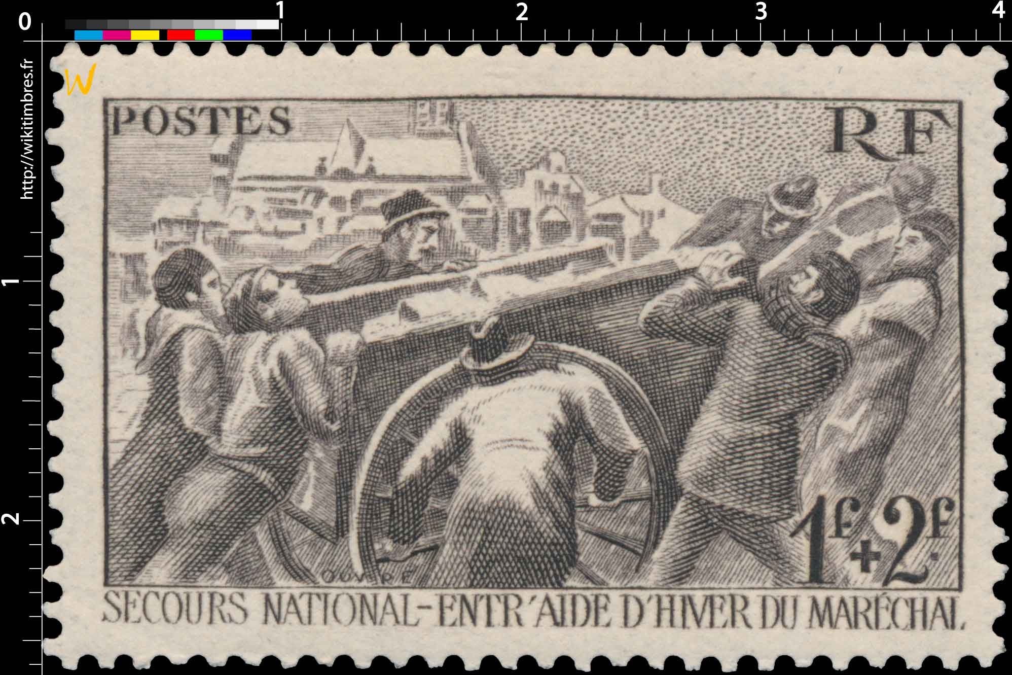 1941 SECOURS NATIONAL-ENTR'AIDE D'HIVER DU MARÉCHAL