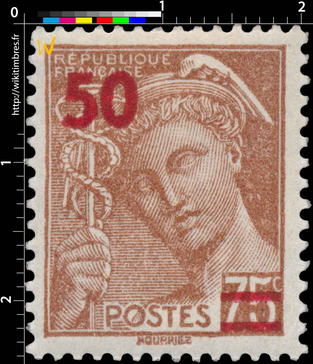 1941 Sans légende particulière - type mercure