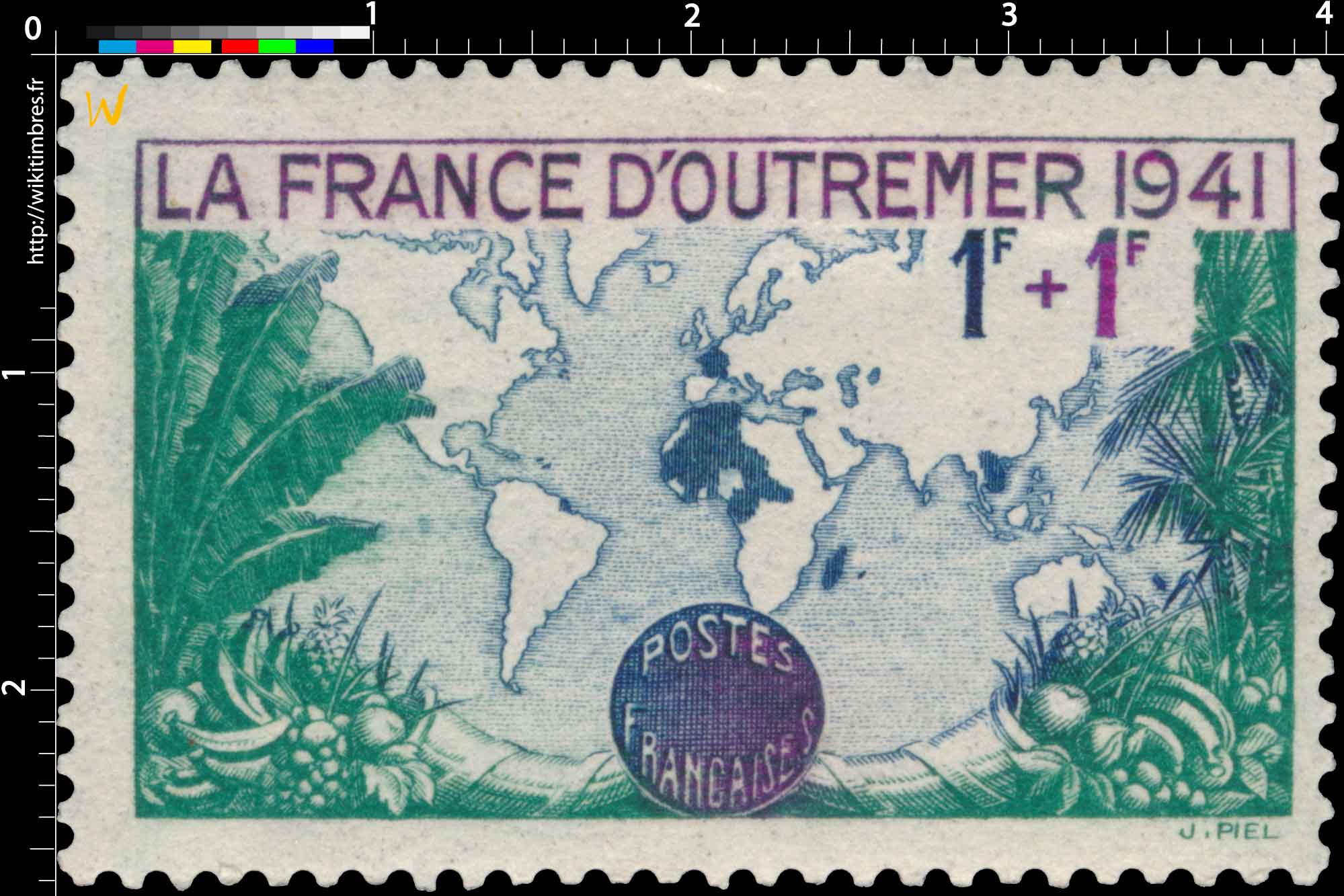 1941 LA FRANCE D’OUTREMER 1941