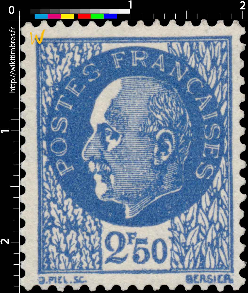 1941 Sans légende particulière - type Bersier