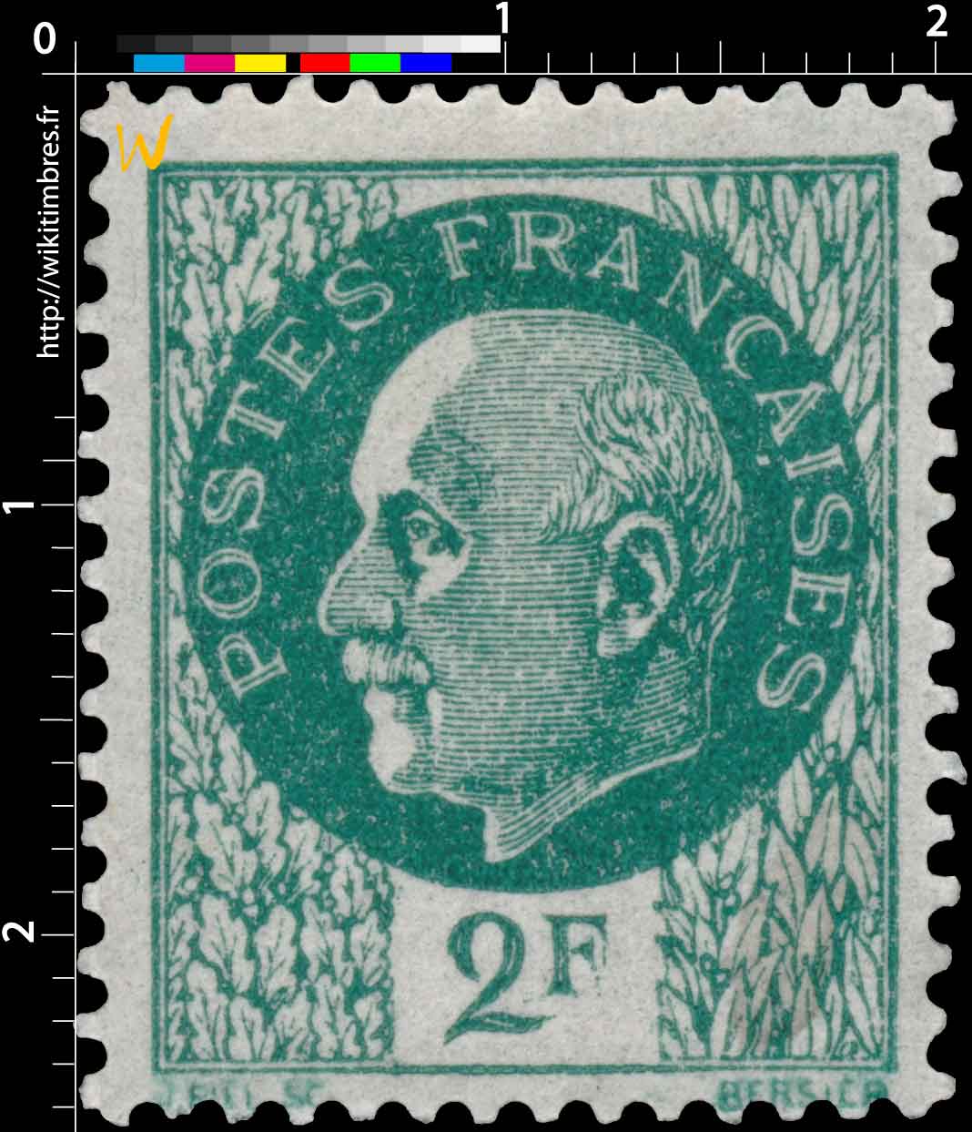 1941 Sans légende particulière - type Bersier