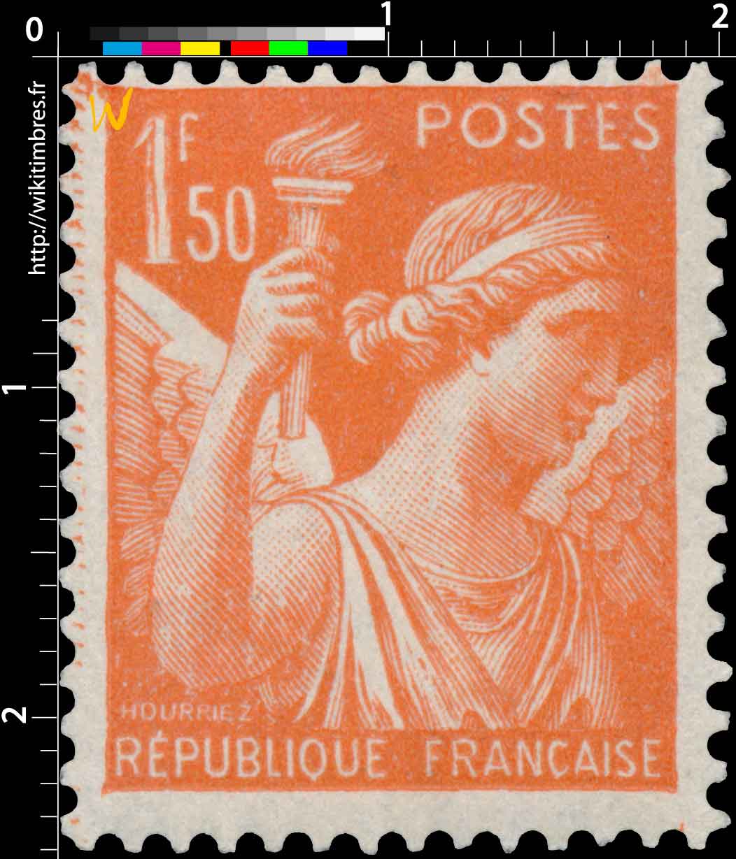 1941 Sans légende particulière - type iris