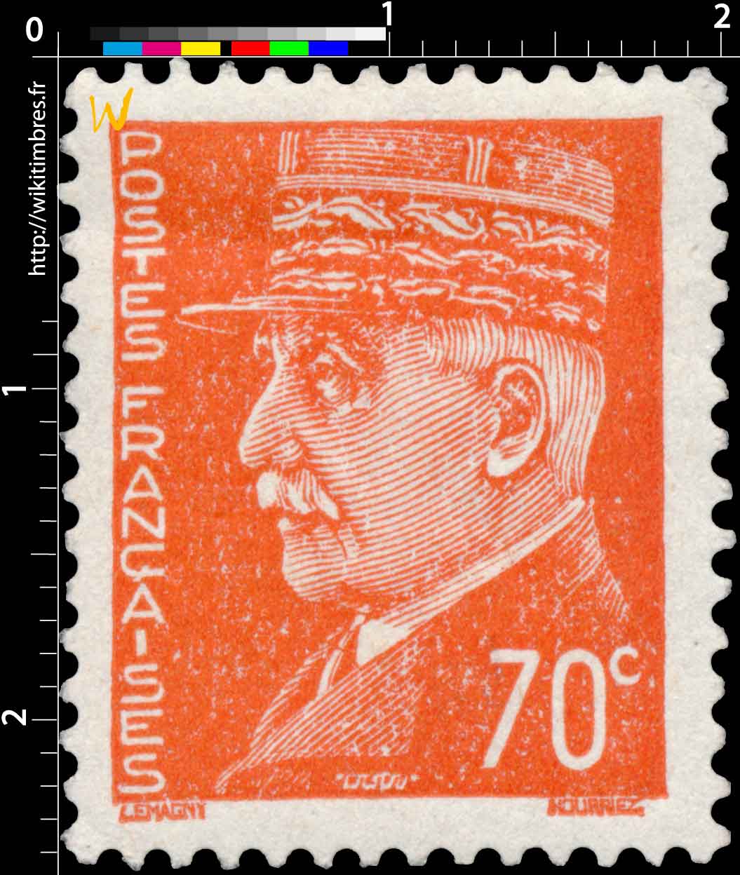 1942 Sans légende particulière - type Hourriez