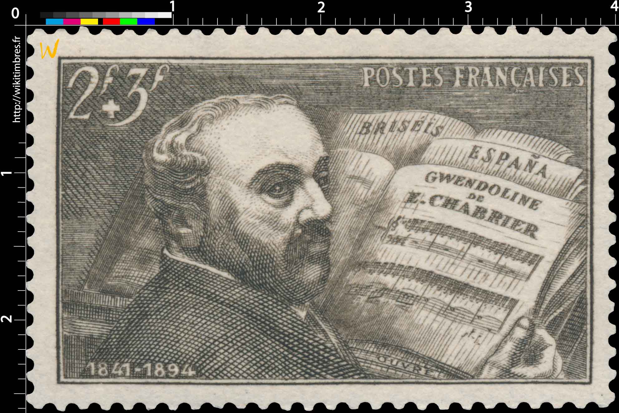 1942 BRISÉIS ESPAÑA GWENDOLINE E. CHABRIER 1841-1894