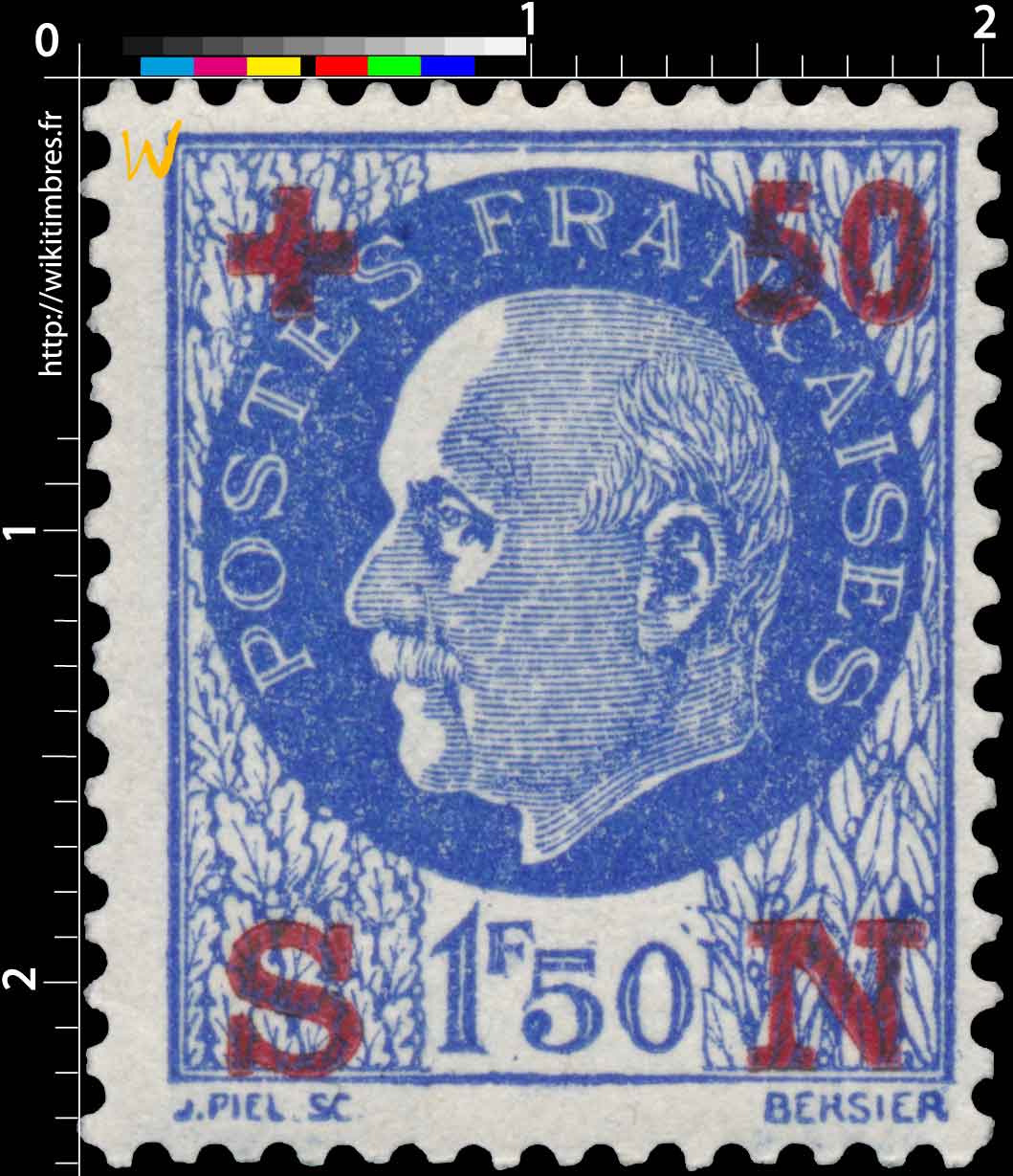 1942 Sans légende particulière - type Bersier