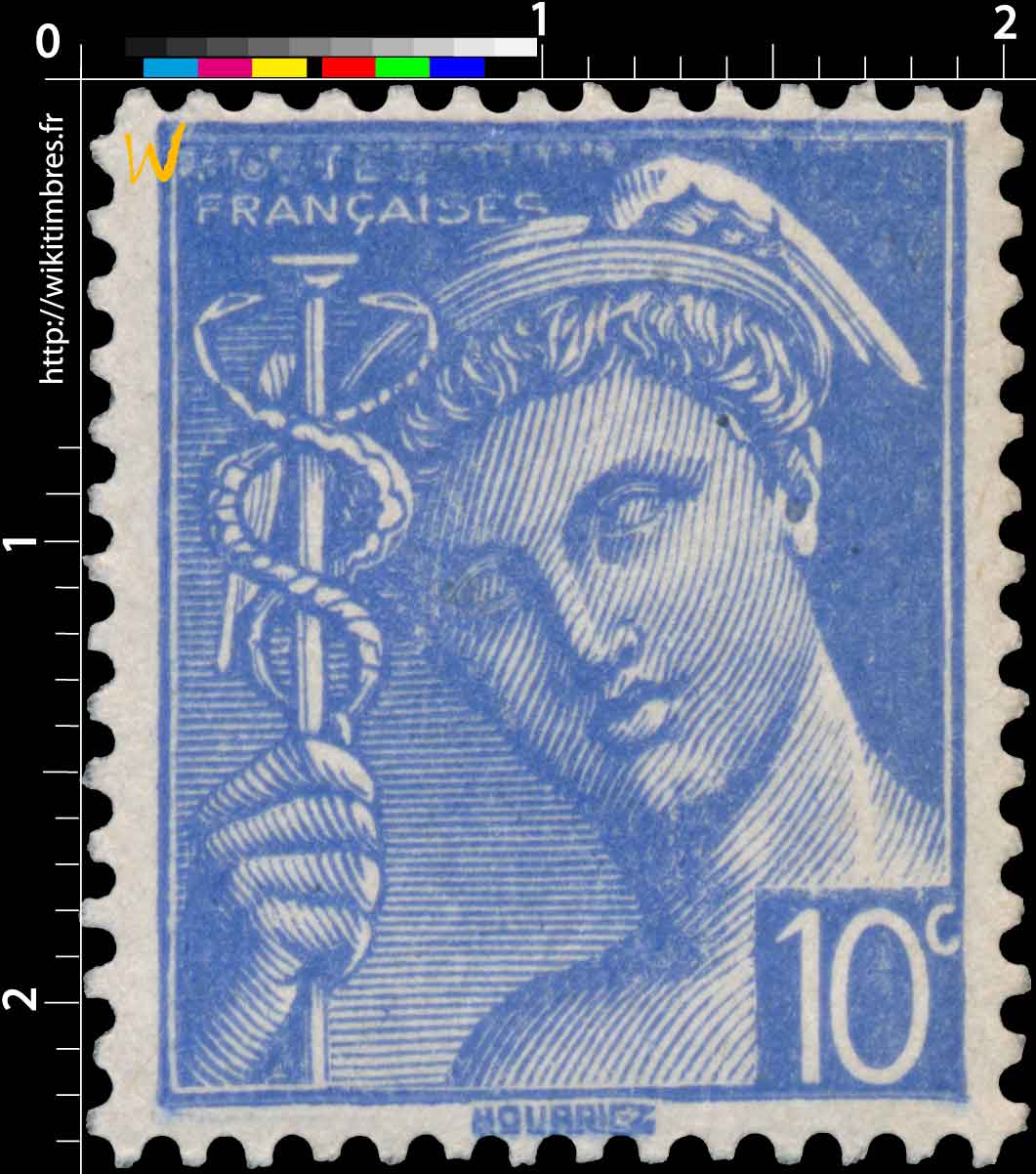 1942 Sans légende particulière - type mercure