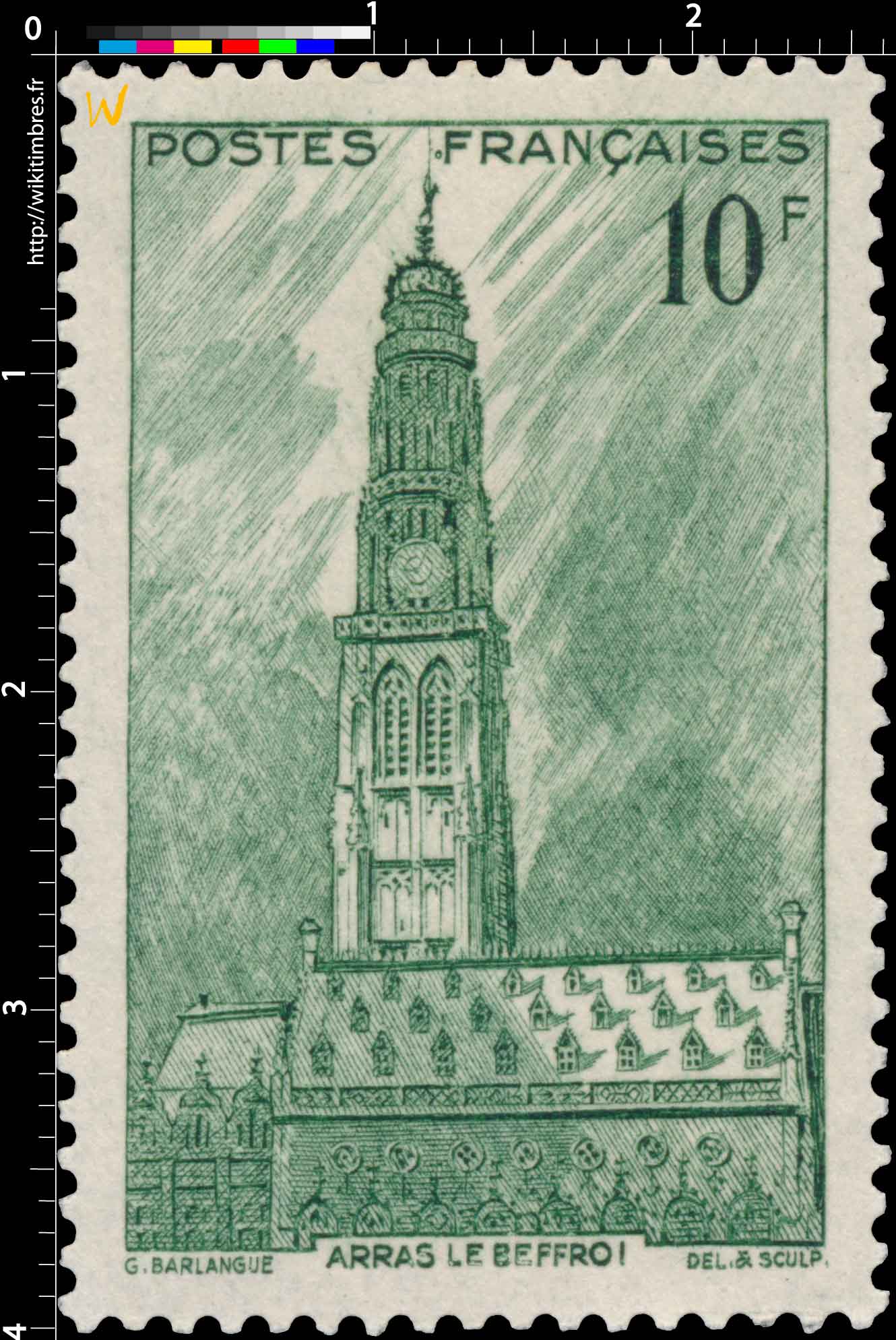 1942 ARRAS LE BEFFROI